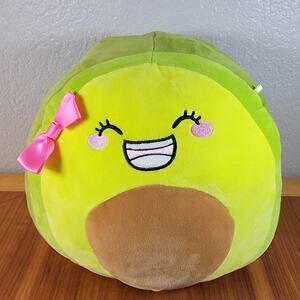 Claire’s Exclusive Squishmallow 14" Avocado Plush with Pink Bow Kellytoy '19-'21